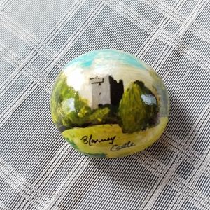 Blarney Castle Painted Blarney Stone Paperweight